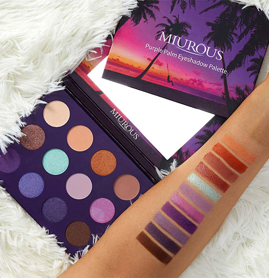 Purple Palm Eyeshadow Palette 1