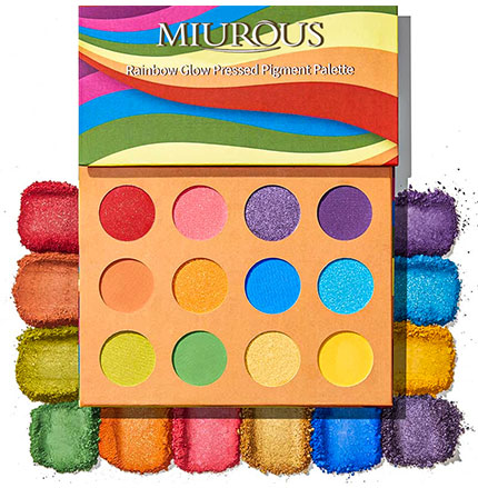 Paleta de pigmento prensado Rainbow Glow