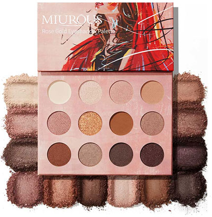 Paleta de Sombras Rosa Dourado